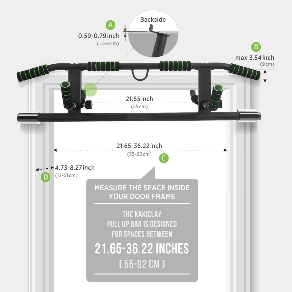 Chin Bar Doorway - บาร์โหนติดประตู Wellshow Sport แบบไม่ต้องใช้สกรู รุ่น 2026
