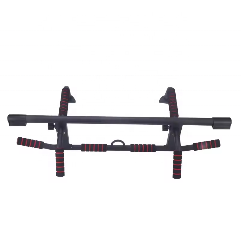 Chin Bar Doorway - บาร์โหนปรับระดับได้สำหรับประตู บาร์ออกกำลังกายเหล็กหนาสำหรับออกกำลังกายส่วนบนของลำตัว บาร์โหนในร่ม อุปกรณ์ฝึกออกกำลังกายแบบพกพา