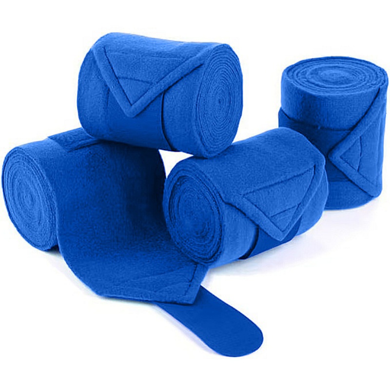 Polo Wraps Fleece - ชุดพันขาสำหรับม้า 4 ชิ้น รุ่นอัพเกรด พร้อมประดับเพชร ผ้าฟลีซ