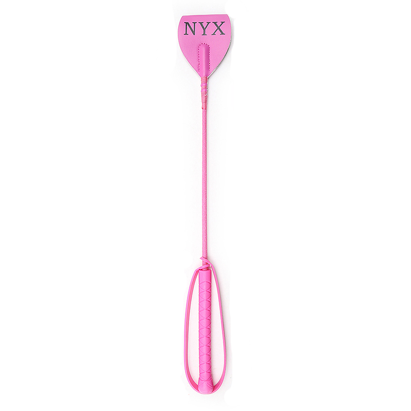 Riding Crop Dressage - แส้หนังยาว 46.5 ซม. แส้ตรง แส้สำหรับขี่ม้า ด้ามจับพลาสติก