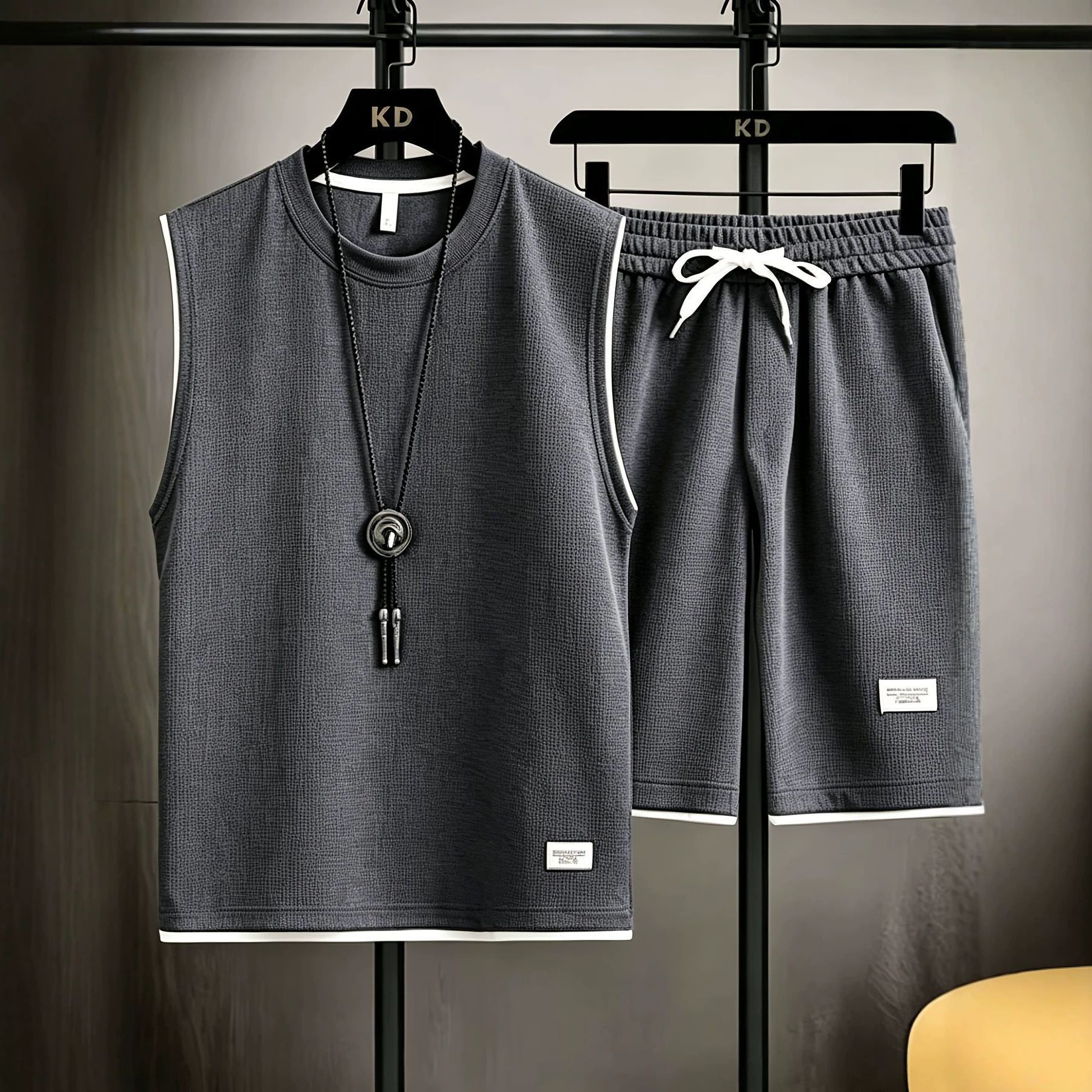 ชุดเสื้อกั๊กและกางเกงขาสั้นผู้ - Outdoor Sportswear บทวิจารณ์และราคา