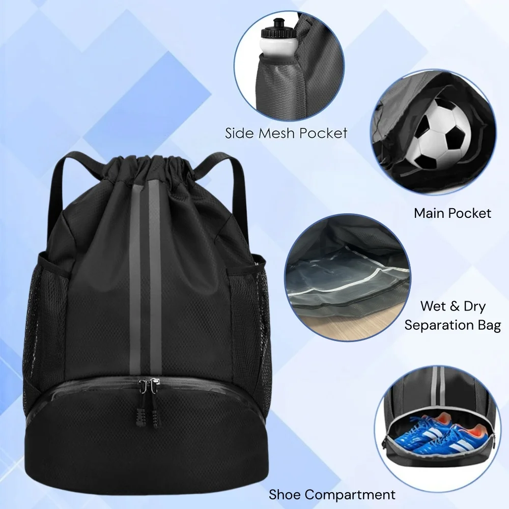 กระเป๋าเป้กีฬาแบบมีเชือกผูก, ก - Outdoor Sport Backpack บทวิจารณ์และราคา
