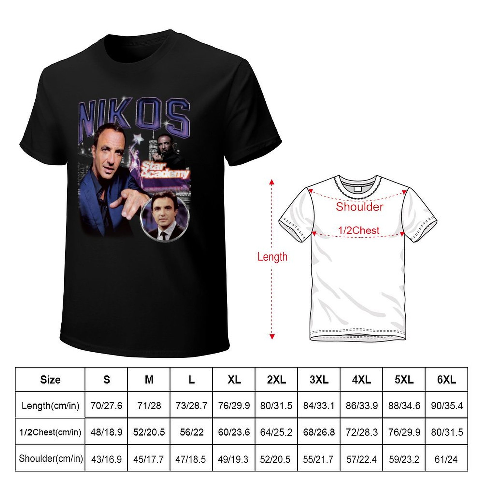 เสื้อยืดวินเทจยุค 90 ของ Nikos - Academy Sports Outdoor บทวิจารณ์และราคา