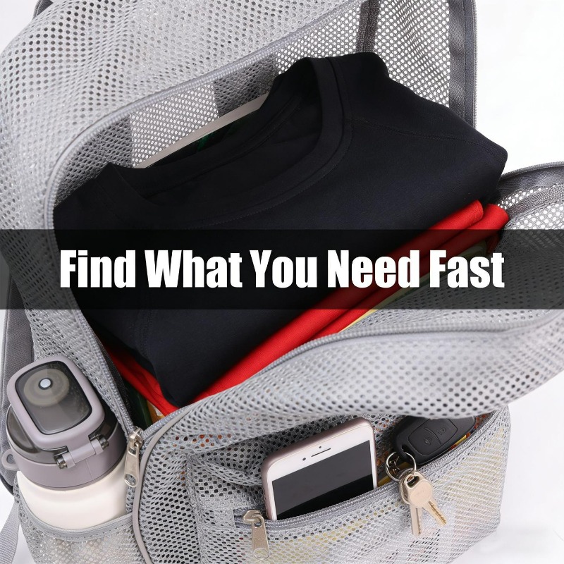 กระเป๋าเป้สะพายหลังตาข่ายระบาย - Outdoor Sport Backpack บทวิจารณ์และราคา