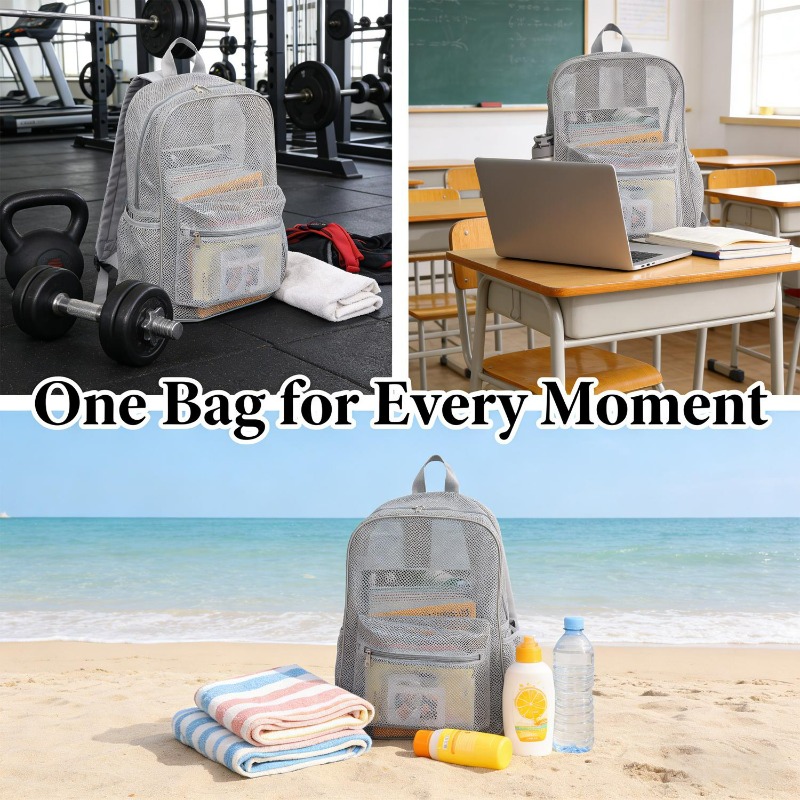 กระเป๋าเป้สะพายหลังตาข่ายระบาย - Outdoor Sport Backpack บทวิจารณ์และราคา