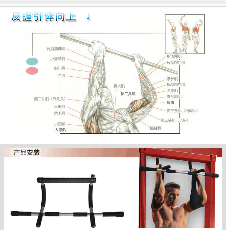 บาร์โหนติดประตูเหล็กหนาพิเศษ แ - Chin Bar Doorway บทวิจารณ์และราคา