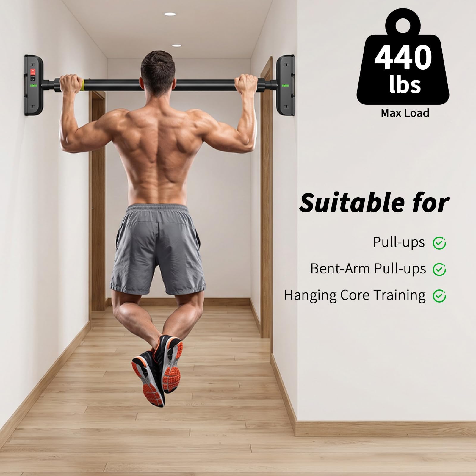 บาร์โหนติดประตู ไม่ต้องใช้สกรู - Chin Bar Doorway บทวิจารณ์และราคา
