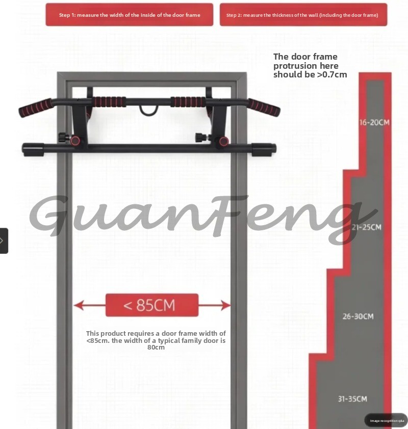 บาร์ดึงข้อแบบไม่ต้องใช้สกรูติด - Chin Bar Doorway บทวิจารณ์และราคา