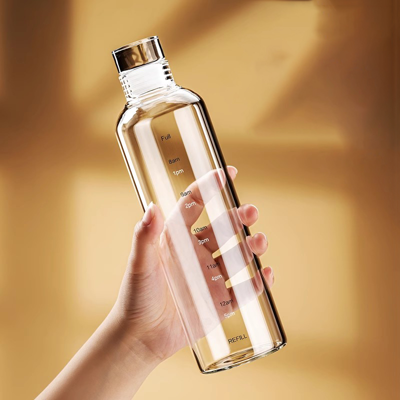 ขวดน้ำแก้ว FOME 500/750/1000 ม - Outdoor Sport Glass Water Bottle บทวิจารณ์และราคา