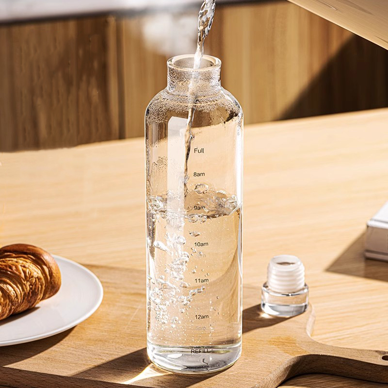 ขวดน้ำแก้ว FOME 500/750/1000 ม - Outdoor Sport Glass Water Bottle บทวิจารณ์และราคา