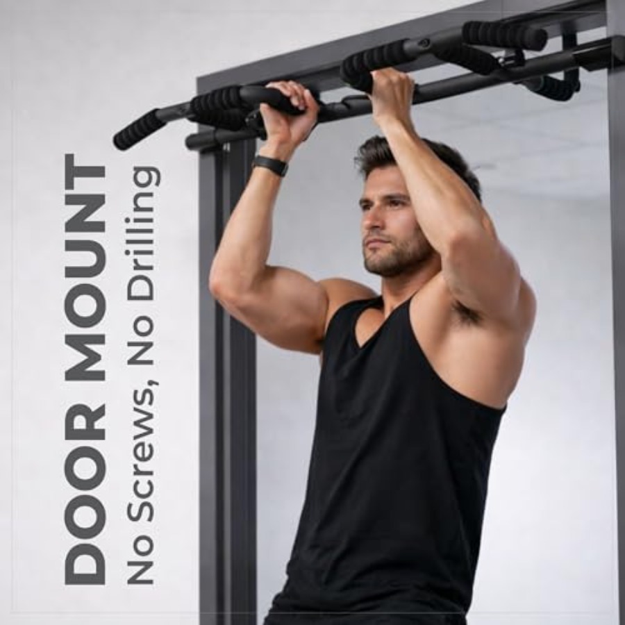 ชุดบาร์โหนติดประตูพร้อมสายรัดแ - Chin Bar Doorway บทวิจารณ์และราคา