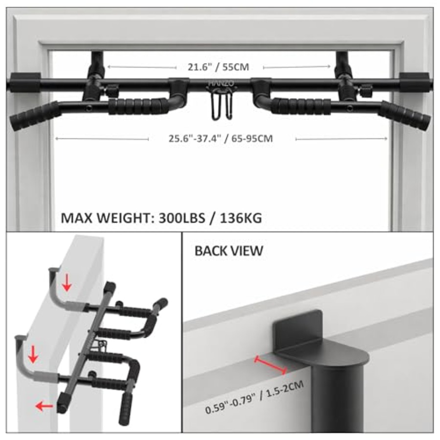 ชุดบาร์โหนติดประตูพร้อมสายรัดแ - Chin Bar Doorway บทวิจารณ์และราคา