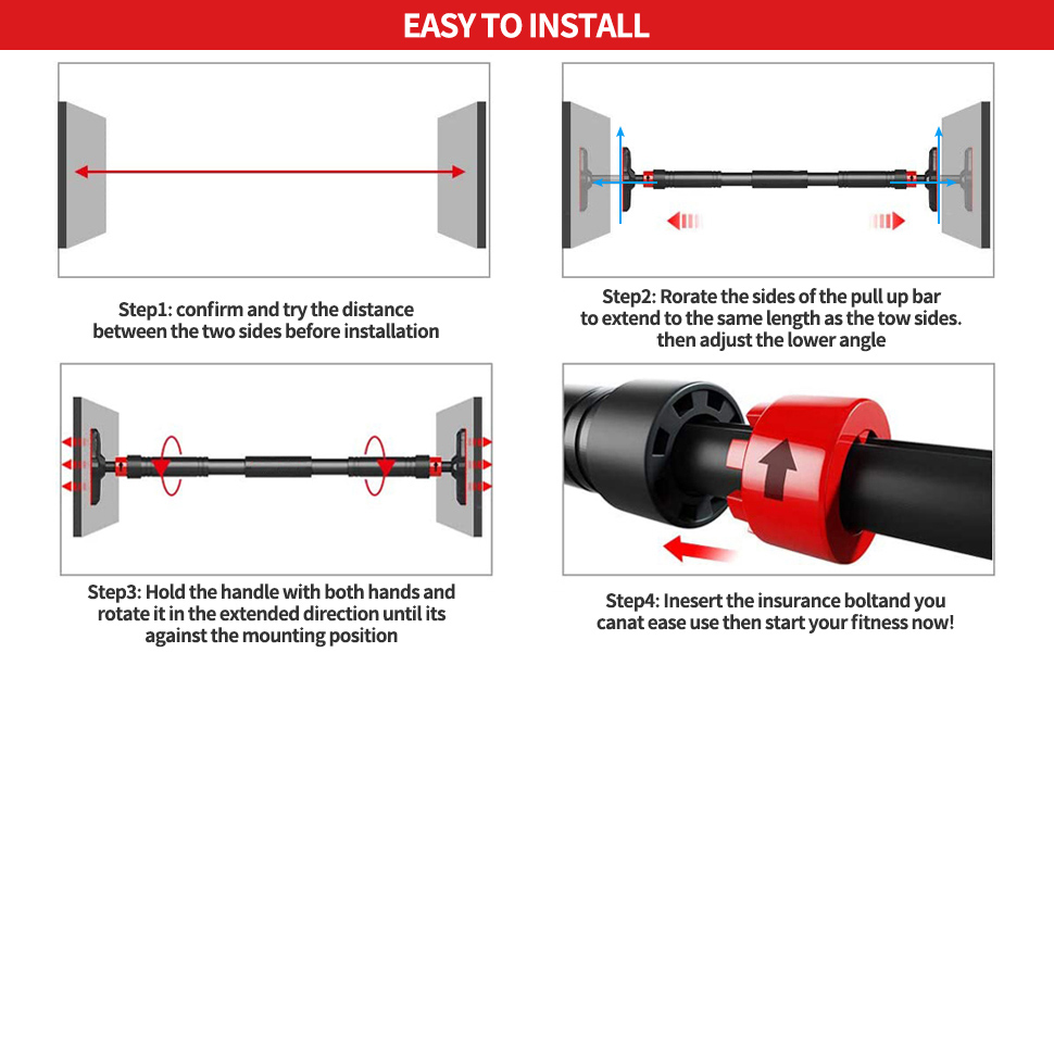 บาร์โหนติดประตูแบบมัลติฟังก์ชั - Chin Bar Doorway บทวิจารณ์และราคา