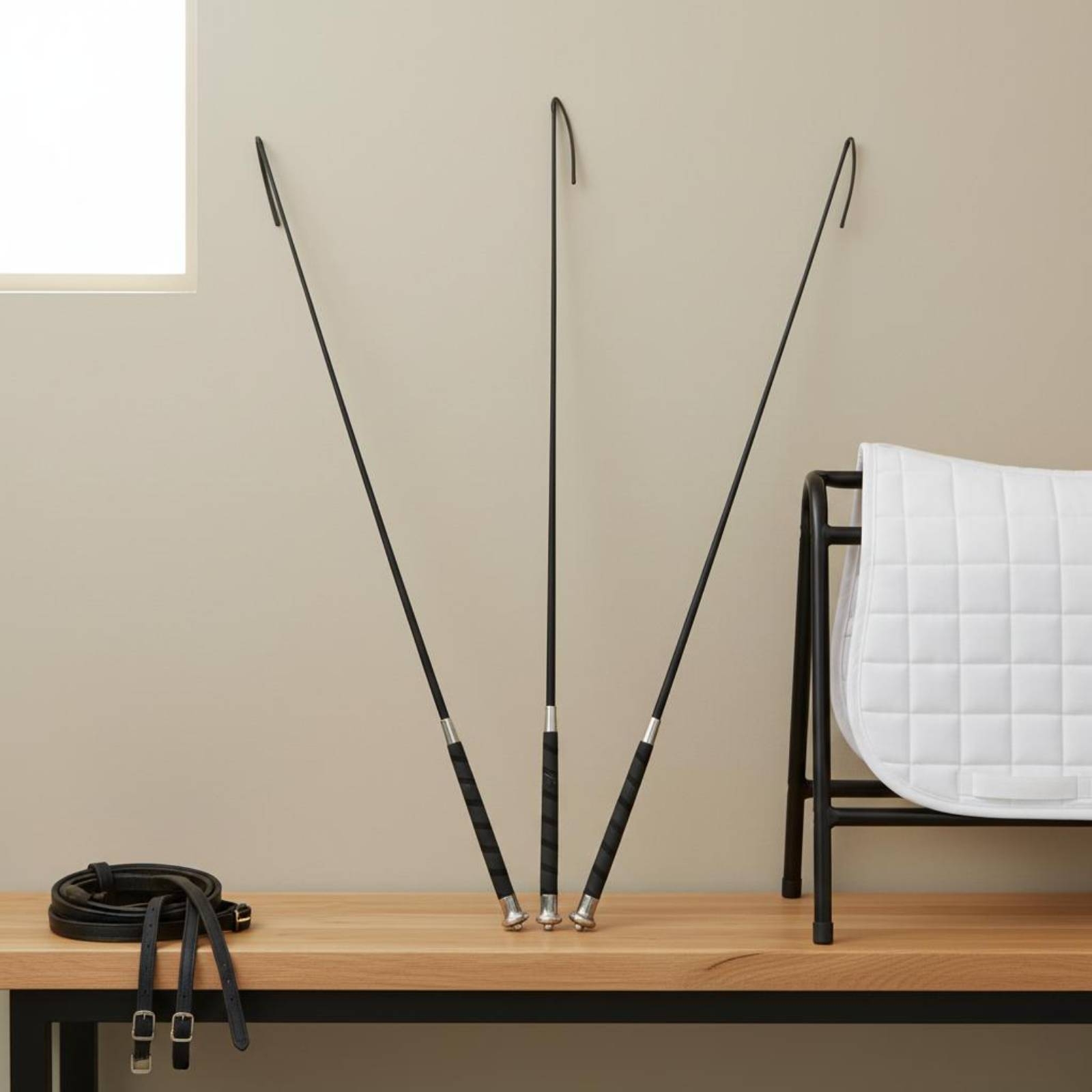 แส้ฝึกม้าแบบยืดหยุ่น 3 ชิ้น แส - Riding Crop Dressage บทวิจารณ์และราคา