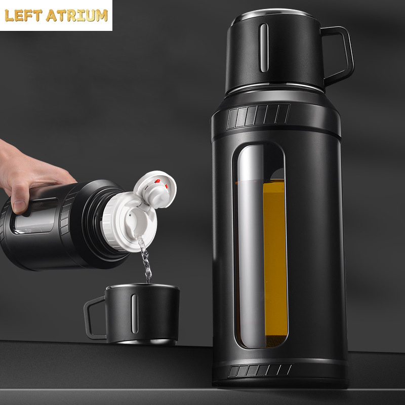 ขวดน้ำแก้วความจุขนาดใหญ่ 2 ลิต - Outdoor Sport Glass Water Bottle บทวิจารณ์และราคา