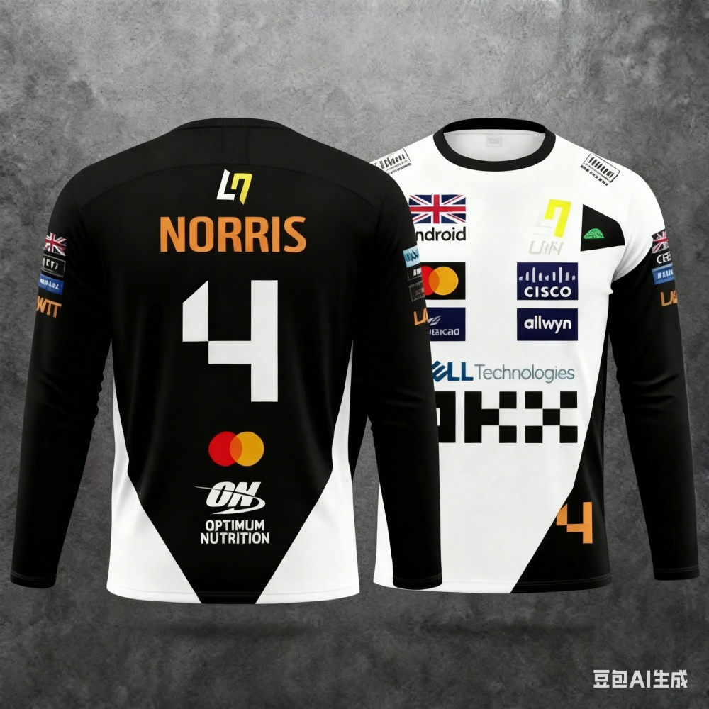 ชุดแข่งรถ Norris No.4 เสื้อแขน - Outdoor Sportswear บทวิจารณ์และราคา